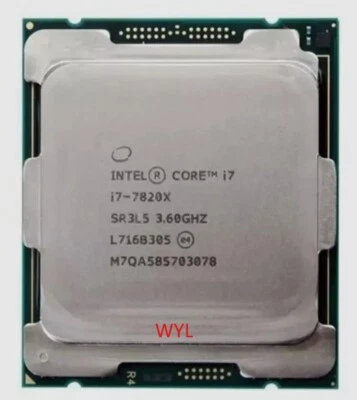 Intel Core i7-7820X LGA-2066 CPU Processor SR3L5 3.60GHz 8-Core X-series 11MB - Image 1 of 2