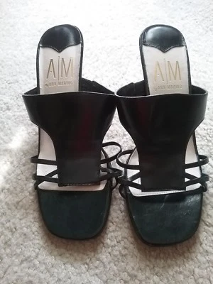 Кожаные сандалии на высоком каблуке Ann Marino размер 7 М - Изображение 1 из 4