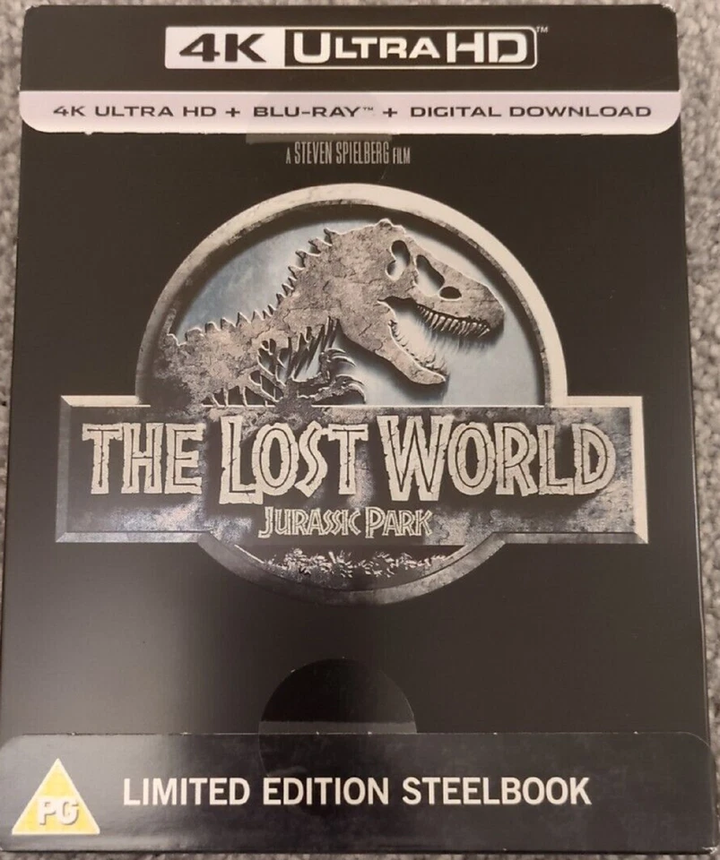 Jurassic Park Limited Ed Steelbook 4K UHD Ultra High Definition Movie Film UK R2 - Image 1 of 1