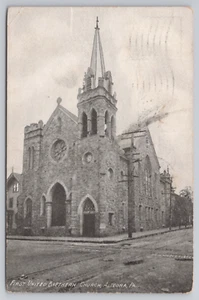 Postcard 1908 First United Brethren Church Altoona, PA - Picture 1 of 2