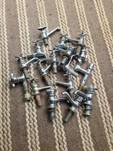 VINTAGE LOT OF PLUMBING FAUCETS INDUSTRIAL ART - Picture 1 of 18