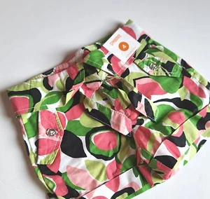 Gymboree sz 4 Palm Beach Paradise Tropical Floral Shorts NWT Vintage Pink - Picture 1 of 2