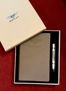 Bentley Notebook & Ballpoint Pen Set - White, BNIB, Lux VIP AD Gift for Him - Picture 1 of 10