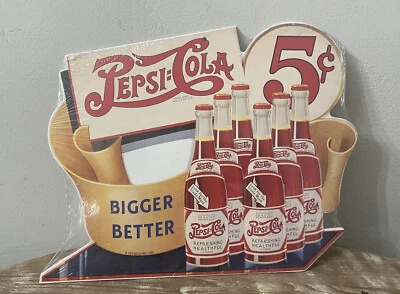 1991 Pepsi-Cola больше лучше картон знак подлинный репродукция рекламы - Изображение 1 из 4