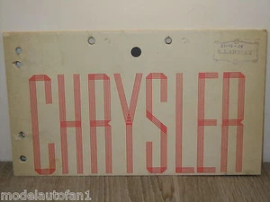 Folder/Brochure 1936 Chrysler Six Royal Eight Imperial Eight *4890 - Bild 1 von 4