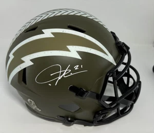 Chargers LADANIAN TOMLINSON Signed Full Size SALUTE Replica Helmet AUTO - BAS - Picture 1 of 1