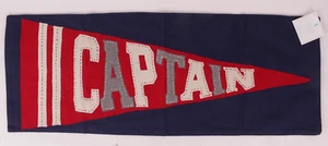Pottery Barn Kids Captain Pennant Banner pillow cover, 14" x 36", red blue - Picture 1 of 3
