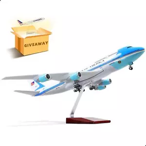 1/160 Boeing 747-200B VC-25A Airforce One 17 pouces grand modèle Thanksgiving - Photo 1 sur 7
