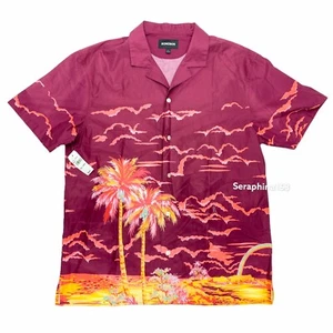 Bonobos Men's Large Hawaiian Shirt Short Sleeve Button Down Lightweight Cotton - Picture 1 of 6
