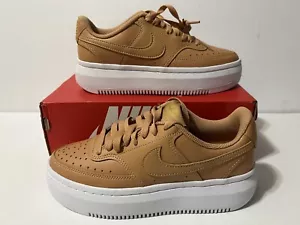 Nike Wmns Court Vision ALTA LTR Light Cognac Brown Women Casual Shoes DM0113-200 - Picture 1 of 4
