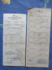 WWII M-1 Rifle &amp; Pistol Dismounted Practice SCORE CARDS 1943 247th AAA S/L Bn.