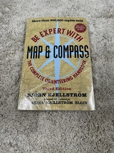 BE EXPERT WITH MAP & COMPASS Paperback Bjorn Kjellstrom NEW - Picture 1 of 3