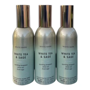 3x Bath & Body Works WHITE TEA & SAGE Concentrated Room Spray 1.5oz FREE SHIP! - Picture 1 of 1