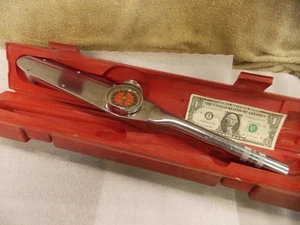 SNAP ON TEC175 1/2" Drive TORQ METER Torque Wrench 0-175 FtLb Calibration tested - Picture 1 of 12