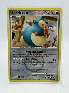 Snorlax 33/111 Rising Rivals Crosshatch Pokemon League Promo Card - Picture 1 of 2