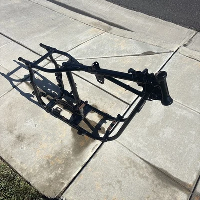 cuadro cabeza pala, cuadro Harley Davidson 1976, piezas moto chopper Foto 1 de 4