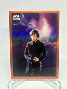 2023 Topps Star Wars Galaxy Chrome #34 Future Of The Jedi Orange Refractor /25 - Picture 1 of 3