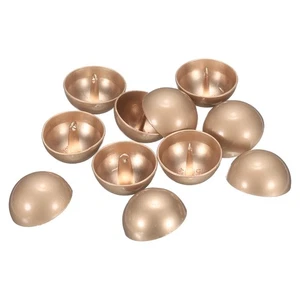 12x Halbkugel-Metallknöpfe 25mm, mattgold für Blazer/Mantel - Bild 1 von 6
