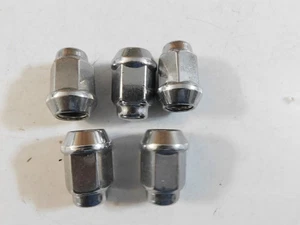 NEW NAPA SOLUTIONS SERRATED WHEEL CHROME NUTS 5 EACH 1/2-20 #641-2055 - Picture 1 of 5