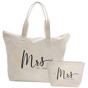 Future Mrs. Bag 2025 Bride Gifts for Wedding Bachelorette Engagement Party - Picture 1 of 8