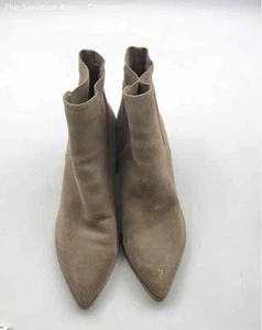 Aldo Womens Tan Suede Pointed Toe Block Heel Ankle Bootie Size US 11 - Picture 1 of 8