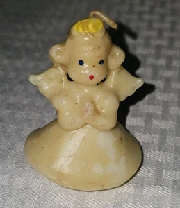 Vintage Gurley Angel - 3" - Christmas Candle With Tag - Picture 1 of 6