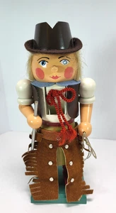 Christian Ulbricht 10" Cowgirl Nussknacker *LESEN* - Bild 1 von 13