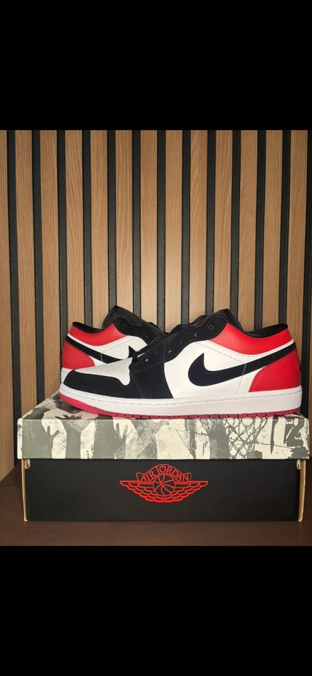 Jordan 1 Low SE Black Toe Mens Brand New IB8971-106 - Image 1 of 4