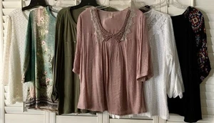 Lot of 6 Women’s Plus Size 2x/XXL Tops - Picture 1 of 18