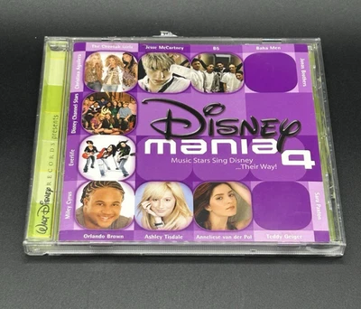 Disney Mania 4 Music Stars Sing Disney Their Way! CD Excellent  w/insert - Image 1 of 3