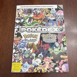 Pokemon Black & White Version The Official Unova Pokédex Guide Vol 2 With Poster - Picture 1 of 6