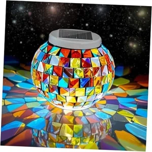 Color Changing Solar Powered Glass Ball Garden Lights, Table Lights - Picture 1 of 7