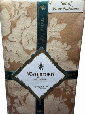 Waterford Linens Barons Court Napkins Set of Four Cashmere Napkins NIP (L1) - Image 1 of 3
