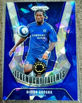 Didier Drogba 2025 Prizm FIFA Club World Cup Legendary Talents Blue Ice 02/99 - Image 1 of 2