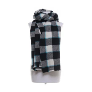 Acne Studios, Schal, Damen, Schwarz/Weiß/Blau, Karo, 230 cm, 70 #P6y - Bild 1 von 7