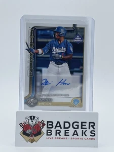 2025 Topps Pro Debut Baseball #PD-139 Zyhir Hope Base Autograph Quakes MS - Picture 1 of 2