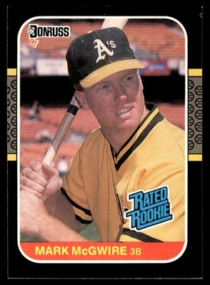 1987 Donruss Mark McGwire Oakland Athletics #46 - Image 1 of 2