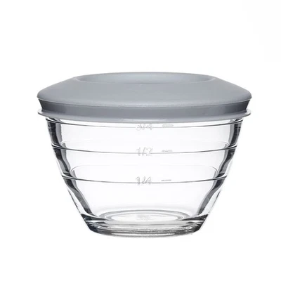 Anchor Hocking 4-IN-1 PREP BOWLS. 6 Piece set 3 Bowls and 3 lids - Image 1 of 4