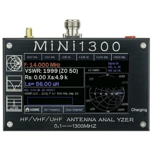 Mini1300 Antenna Analyzer Meter with UHF N Type Connector and Accessories - Picture 1 of 12