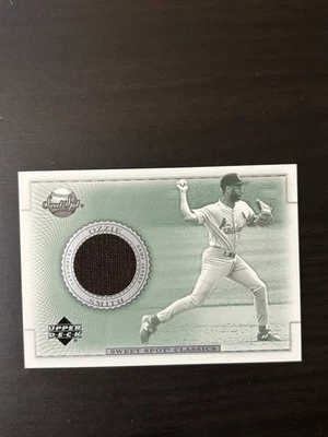 Ozzie Smith 2002 UD Sweet Spot Classics Game Jersey #J-OS GU Relic Cardinals HOF - Imagem 1 de 2