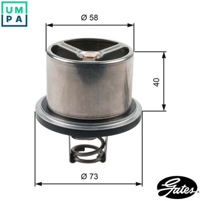 THERMOSTAT COOLANT TH07882 FOR DODGE VIPER/Convertible INTREPID RAM/3500/Cab - Image 1 of 4