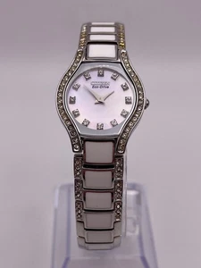 Citizen Eco-Drive Ceramic Accent Women’s Watch WR B023-S065798 New Capacitor - Picture 1 of 15