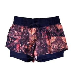 Calia By Carrie Underwood XSmall 2 en 1 Pantalones Cortos Atléticos para Correr Marrón Negro Otoño - Imagen 1 de 6