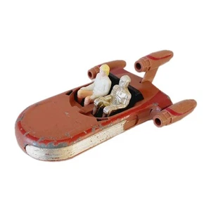 Beater Vintage Kenner Star Wars 1978 Diecast Land Speeder Luke Skywalker & C-3PO - Picture 1 of 12