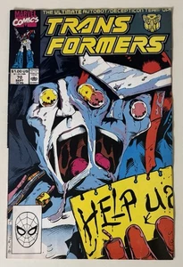 Transformers #70 - 1990 Newsstand Marvel Comics - Picture 1 of 1