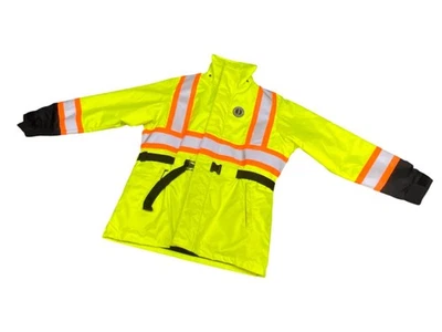 Mustang Survival Fluorescent Yellow Green MC1506 Classic Flotation Jacket - XL - Image 1 of 4