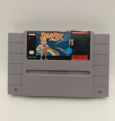Star Fox SNES Super Nintendo Entertainment System, 1993 Game Only TESTED - Image 1 of 4