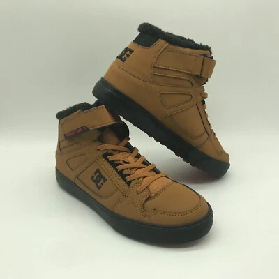 Zapatos para jóvenes DC "Pure High-Top WNT EV" -- Trigo/Negro (WEA) Foto 1 de 4