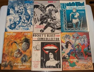 Rocket's Blast Comic Collector RBCC Magazine Lote 6 146 147 148 149 150 151 ¡Bonito! - Imagen 1 de 16