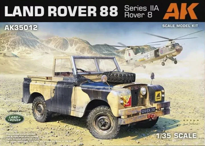 AK INTERACTIVE LAND ROVER 88 SERIES IIA ROVER B 1:35 35012 - Immagine 1 di 1